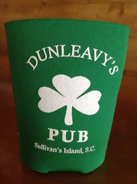 Dunleavy's Pub Classic Green Koozie